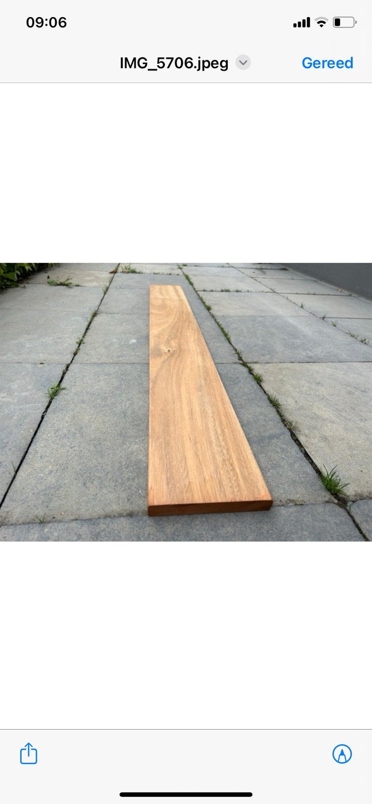 Hardhout L230cm tuinplanken Tali/ Bankirai Ook per stuk!, Ophalen, Planken, Nieuw, Hardhout