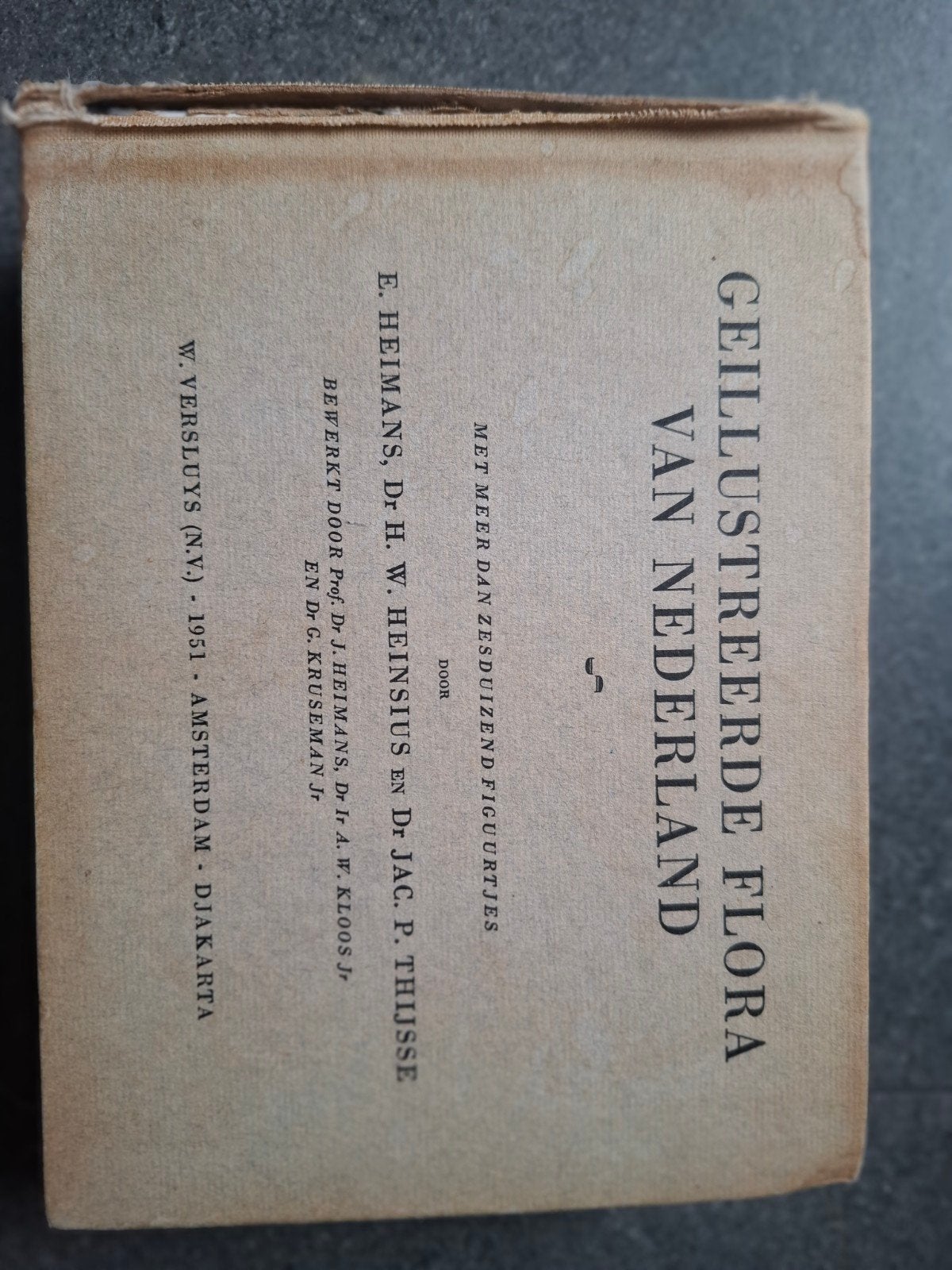 Geïllustreerde Flora van Nederland - 1951, Ophalen of Verzenden, Gelezen, Bloemen, Planten en Bomen, E. Heijmans, Dr. H.W. Heinsius, Dr. Jac. P. Thijsse