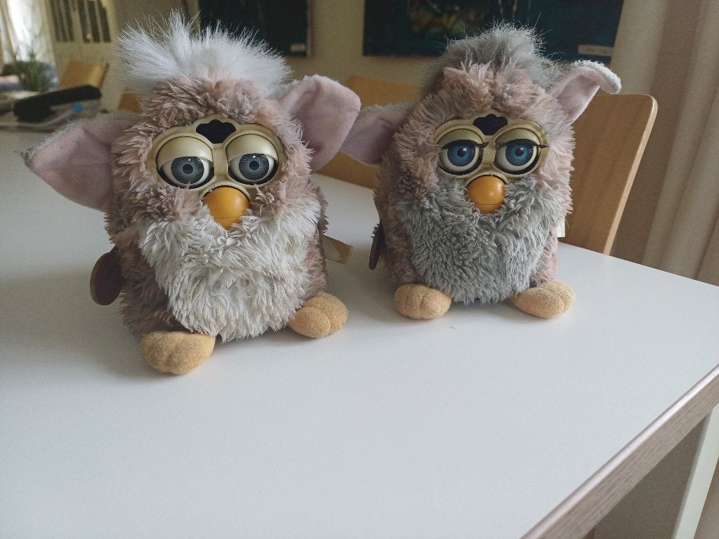 vintage  twee originele Furby's,, Ophalen of Verzenden, Gebruikt