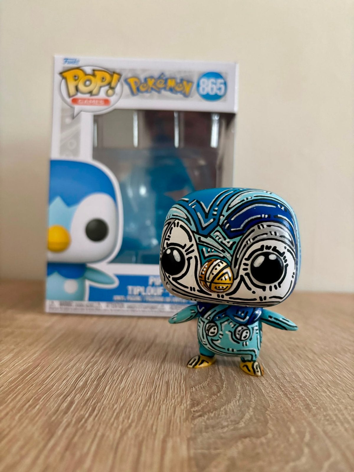 Custom Funko Piplup Pokemon, Verzamelen, Ophalen of Verzenden, Zo goed als nieuw