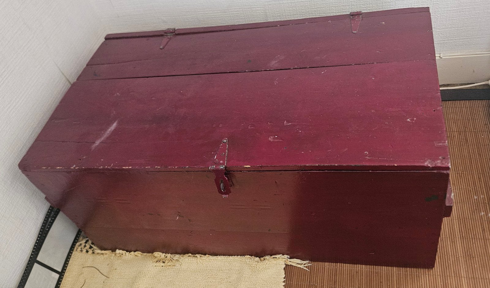Grote houten opbergkist., Ophalen, Minder dan 50 cm, Gebruikt, 50 tot 100 cm