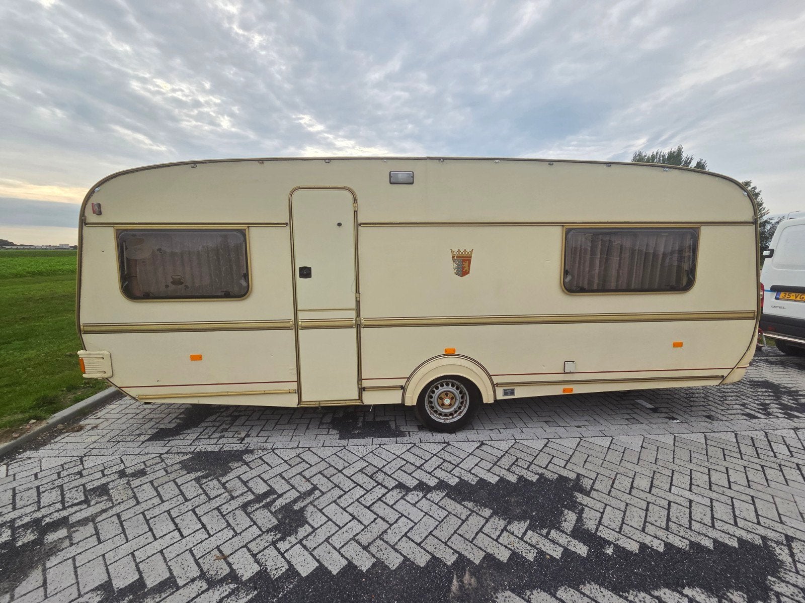 tabbert comtesse 545, Caravans en Kamperen, Vast bed, Rondzit, Knaus, Bedrijf