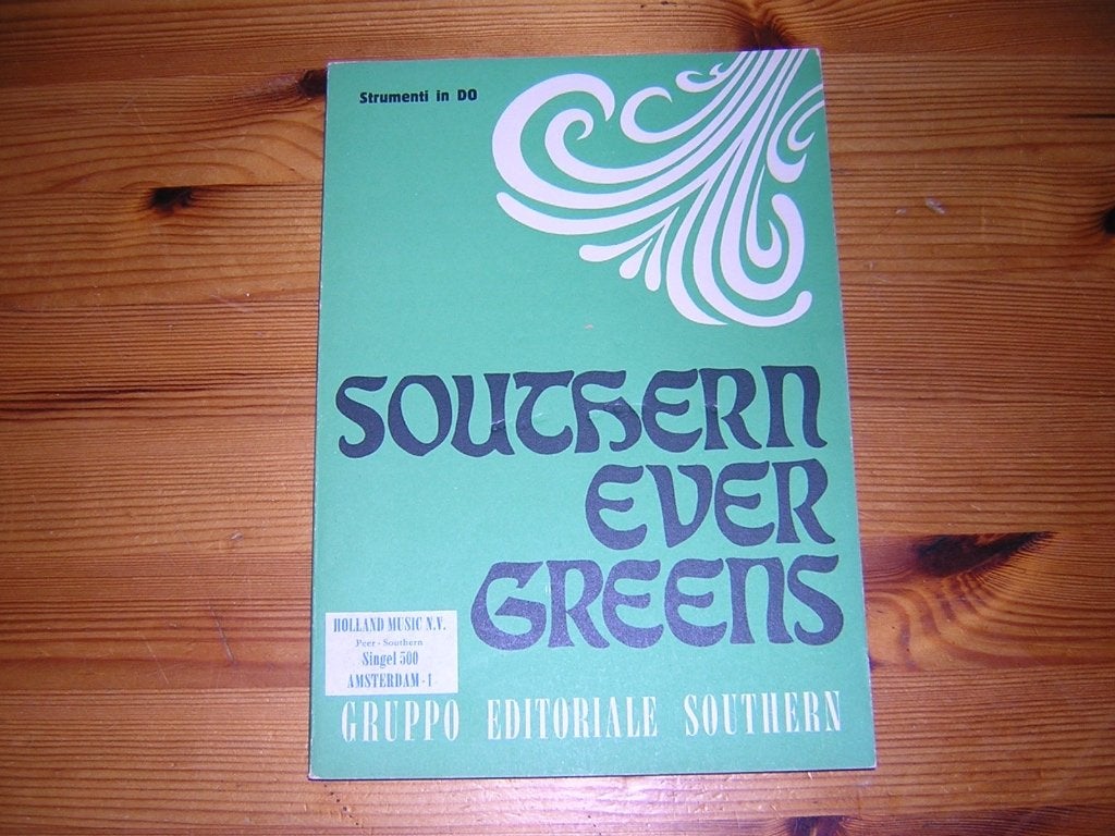 Southern evergreens - instrumenten in do, Muziek en Instrumenten, Bladmuziek, Gebruikt, Viool of Altviool, Ophalen of Verzenden