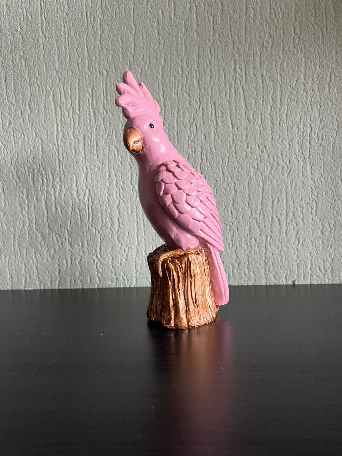 Countryfield beeldje kaketoe papagaai roze vogel 22 cm, Ophalen of Verzenden, Nieuw, Roze