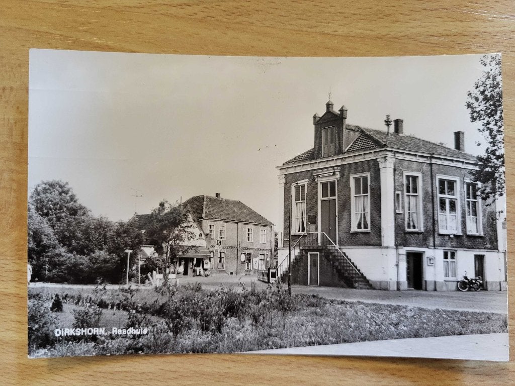 ansicht DIRKSHORN raadhuis, Ophalen of Verzenden, Voor 1920, Noord-Holland