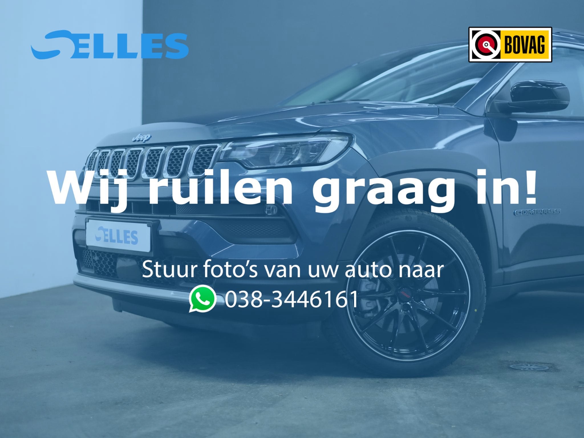 Jeep Compass 4xe 190 Plug-in Hybrid Electric Limited | SOH 9, Automaat, Start-stop-systeem, 4 cilinders, Blauw