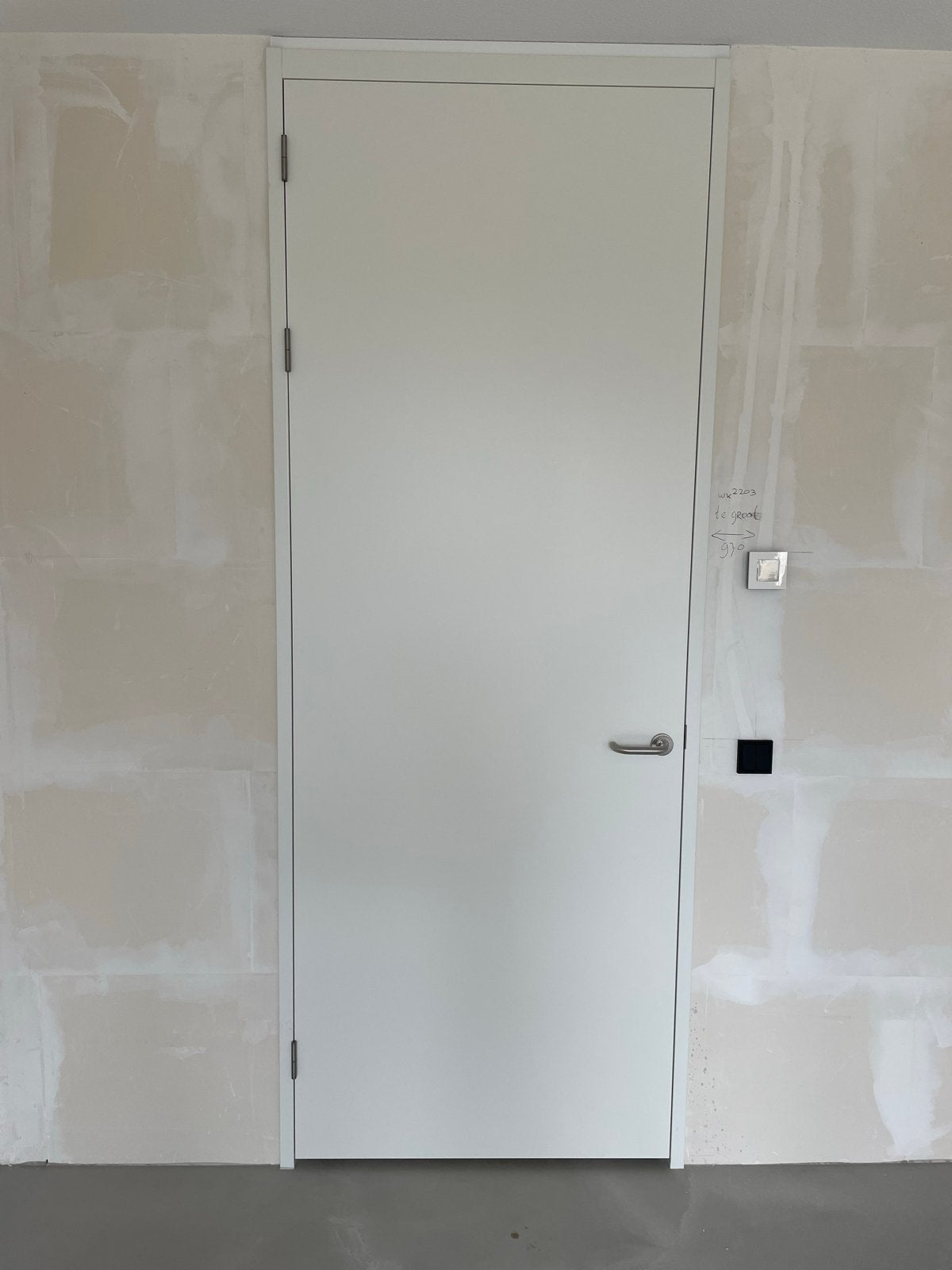 Nieuwe binnendeur met kozijn en modern beslag, Ophalen, 80 tot 100 cm, Binnendeur, Nieuw
