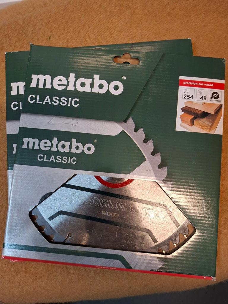 Metabo Cirkelzaagblad Precision Cut Wood 254x30mm 48T, Ophalen of Verzenden, Nieuw