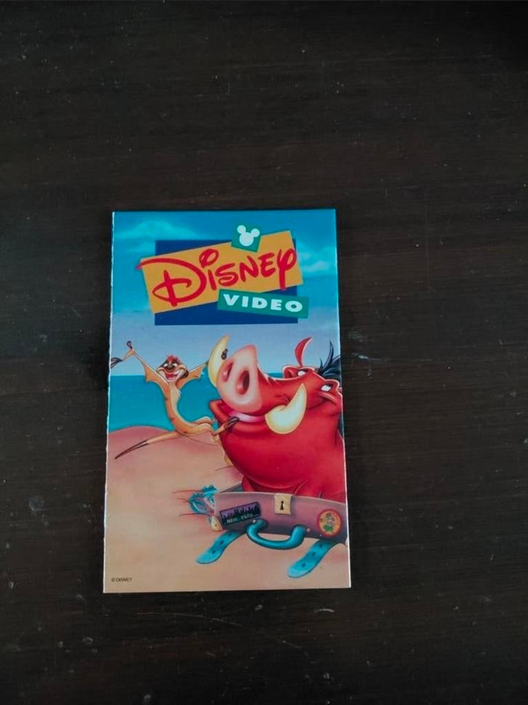 Disney band bewaar boekje timon en Pumbaa. Lion King. 1996., Ophalen of Verzenden, Leeuwenkoning of Jungle Boek, Zo goed als nieuw