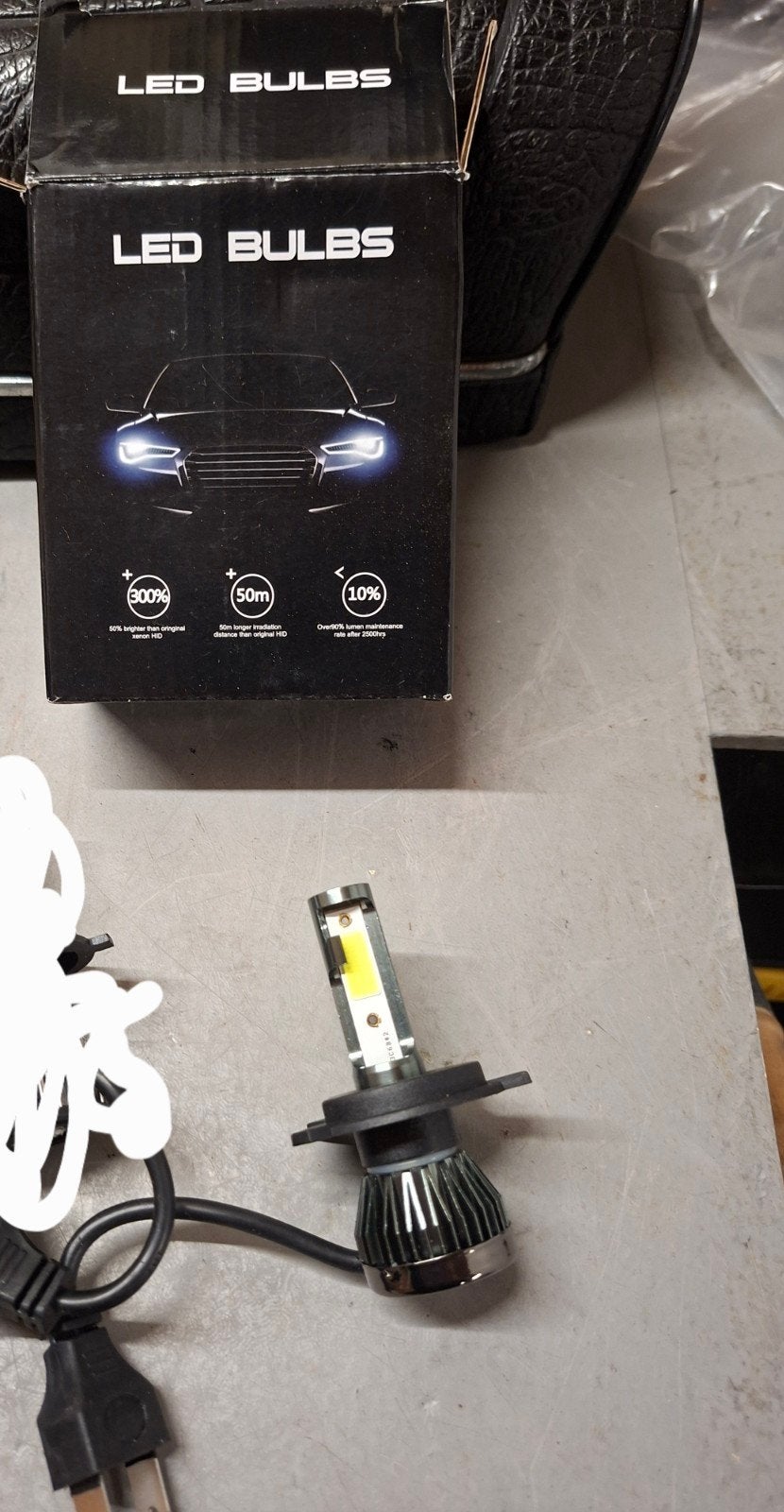 nieuwe h4 led lamp voor oa scooter brommer motor, Ophalen of Verzenden, Nieuw