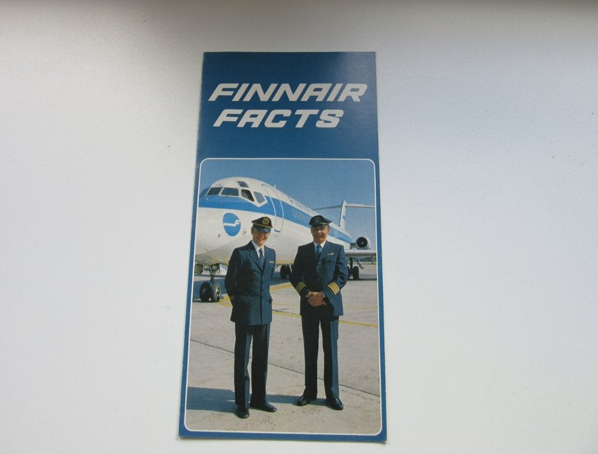 Finnair facts brochure, Verzamelen, Luchtvaart en Vliegtuigspotten, Verzenden, Zo goed als nieuw, Overige typen