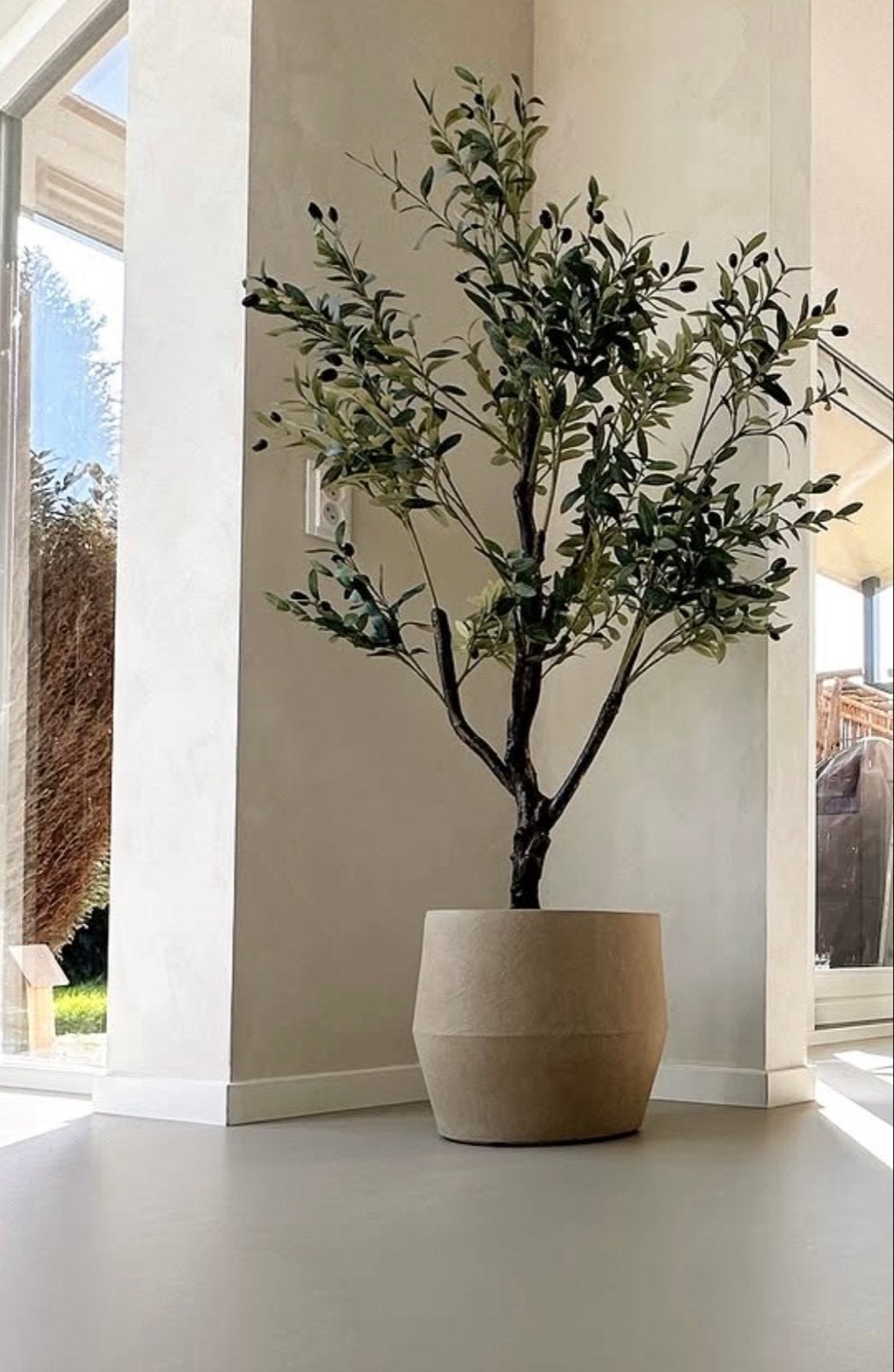 150 cm Kunst Olijfboom Prettyplants, Ophalen, Binnen, Groen, Kunstplant