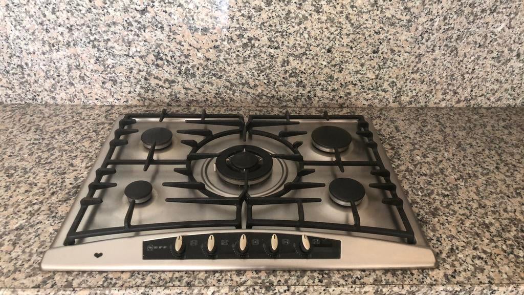 Mooi inbouw Fornuis, gaskookplaat, Witgoed en Apparatuur, Kookplaten, Zo goed als nieuw, Inbouw, Gas, 4 kookzones