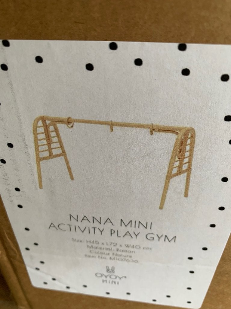 Nieuw OYOY rotan babygym playgym, Verzenden, Nieuw, Babygym