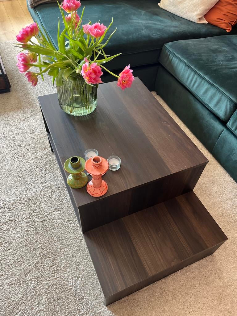 IKEA Holmerud salontafel met gebruikssporen, Ophalen, Gebruikt, 50 tot 100 cm, Minder dan 50 cm
