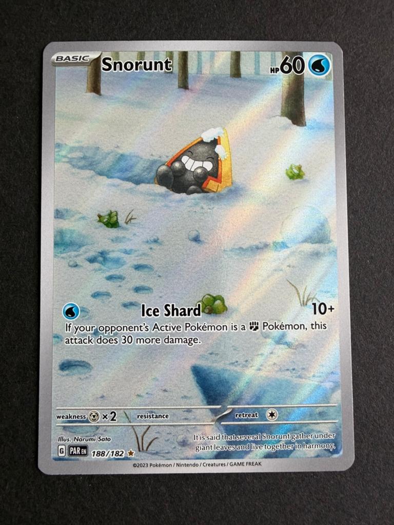 Pokmon kaart snorunt par 188, Ophalen of Verzenden, Zo goed als nieuw