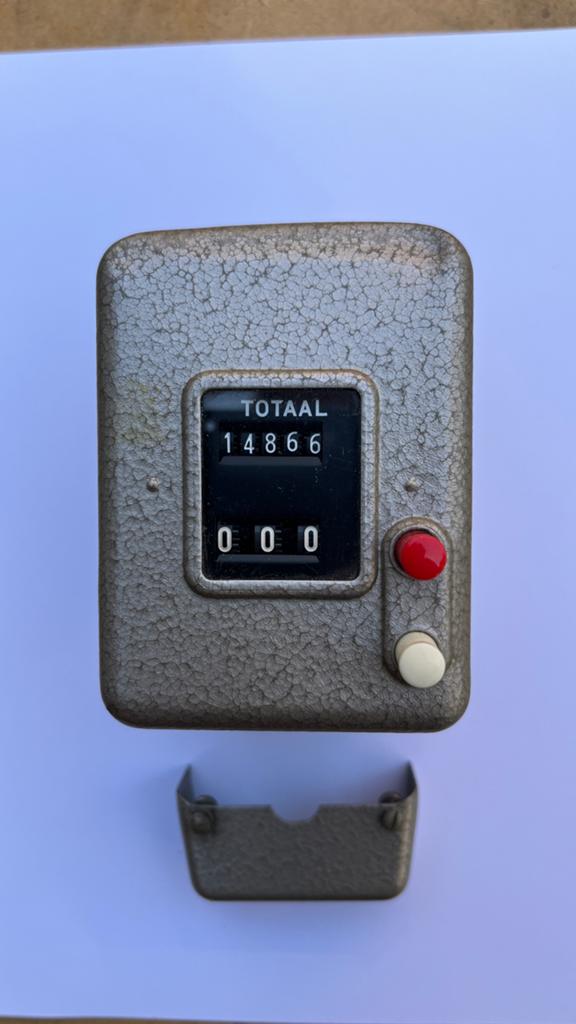 Vintage PTT Telefoontikken teller, Ophalen