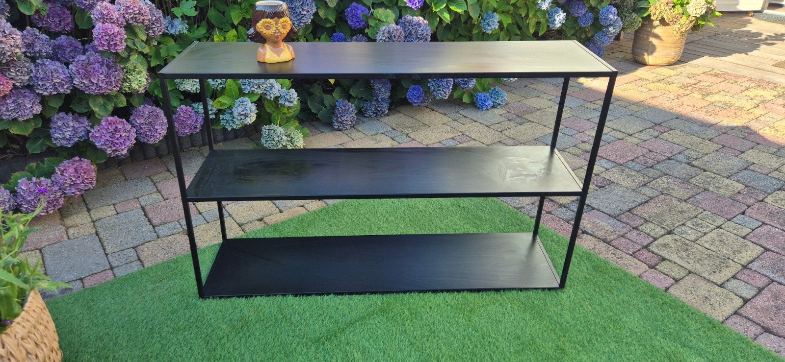 Metalen kast met 3 legplanken, Ophalen, Zo goed als nieuw