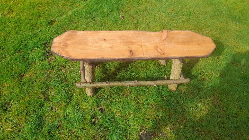 Houten tuinbankje, Tuin en Terras, Ophalen, Nieuw, Hout