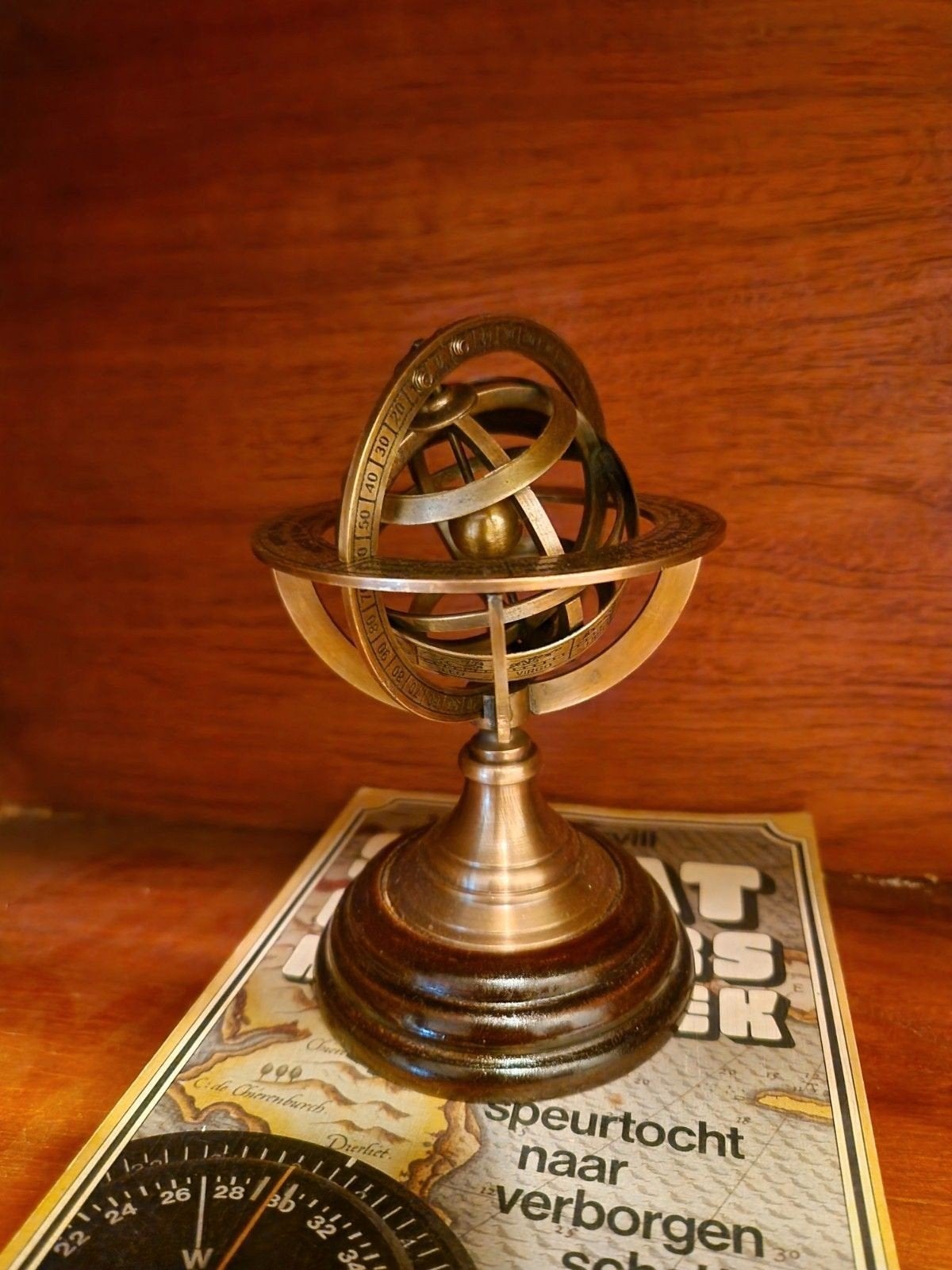 Armilarium planetarium stellenstelsel, Ophalen of Verzenden