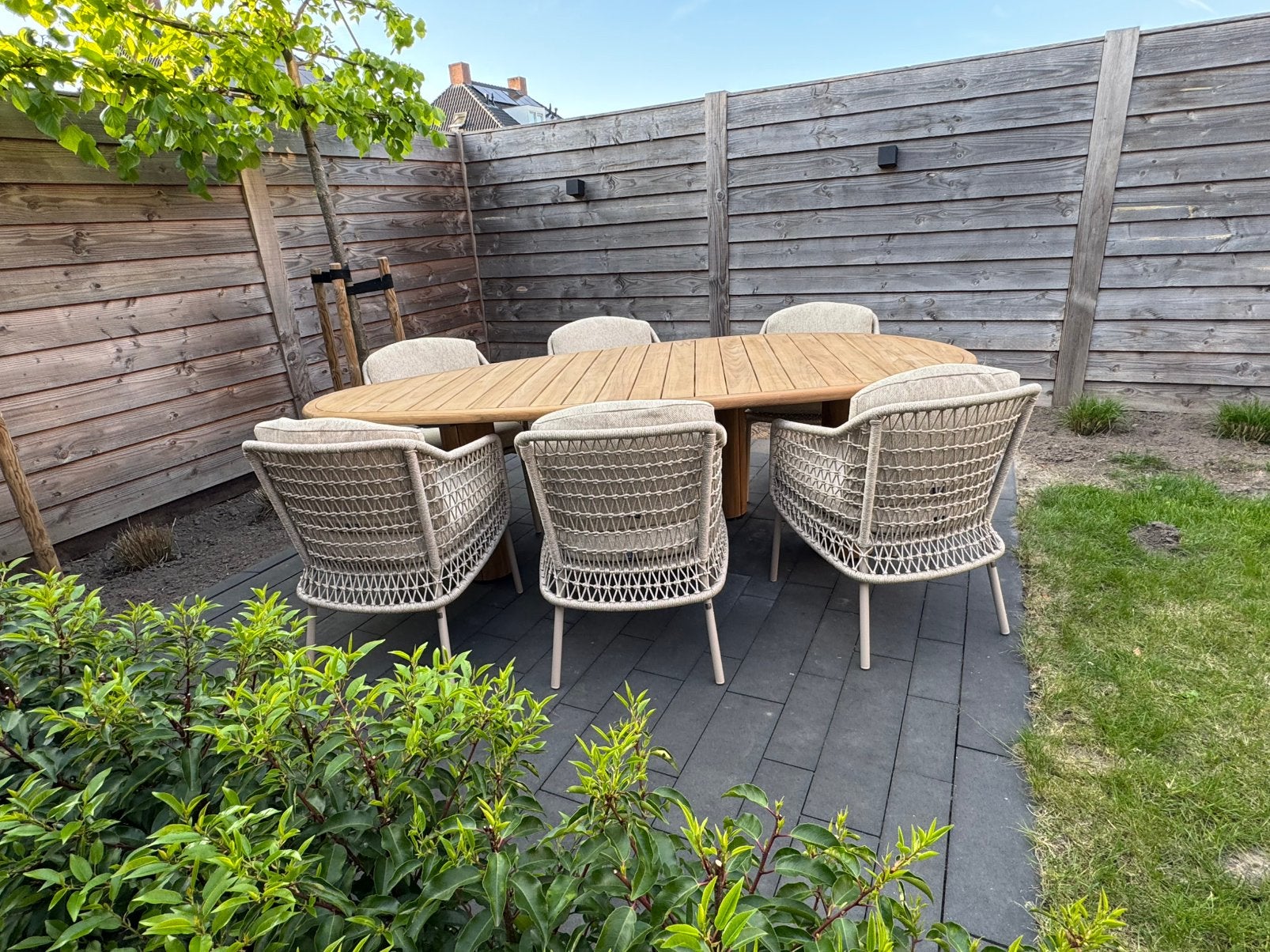 Set van 5 puccini dining tuinstoelen nieuw actie 4 seasons, Ophalen of Verzenden, Nieuw, Overige materialen