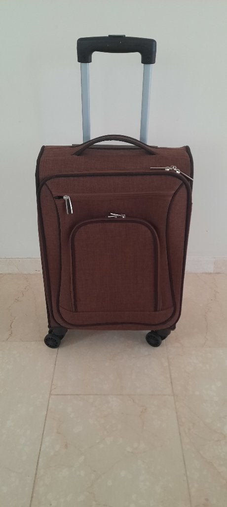 koffer handbagage (tweemaal), Ophalen, Overige materialen, Wieltjes, 50 tot 60 cm