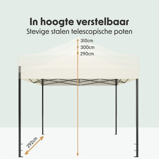 Partytent huren Amersfoort | 3x3 of 3x4,5, Ophalen of Verzenden, Zo goed als nieuw, Overige