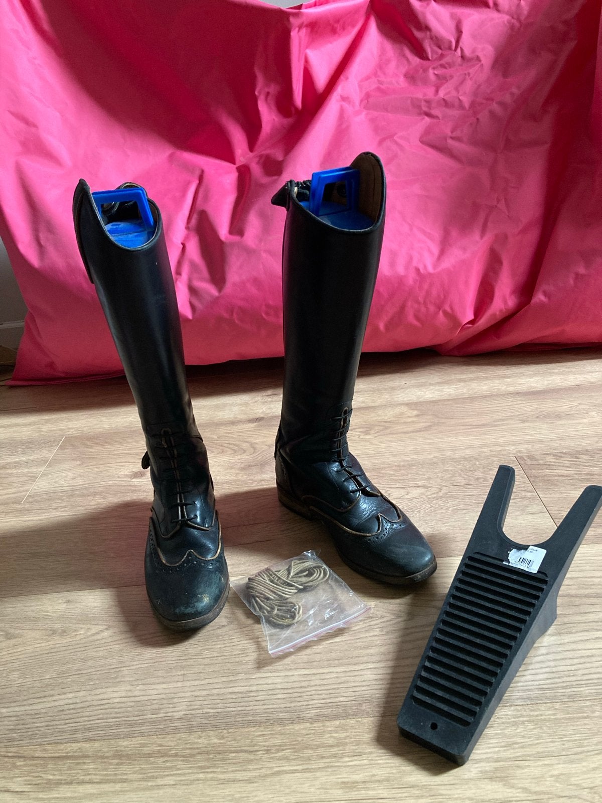 Paardrijlaarzen Epplejeck Zwart mt 37 S, Ophalen of Verzenden, Gebruikt, Dressuur, Schoeisel
