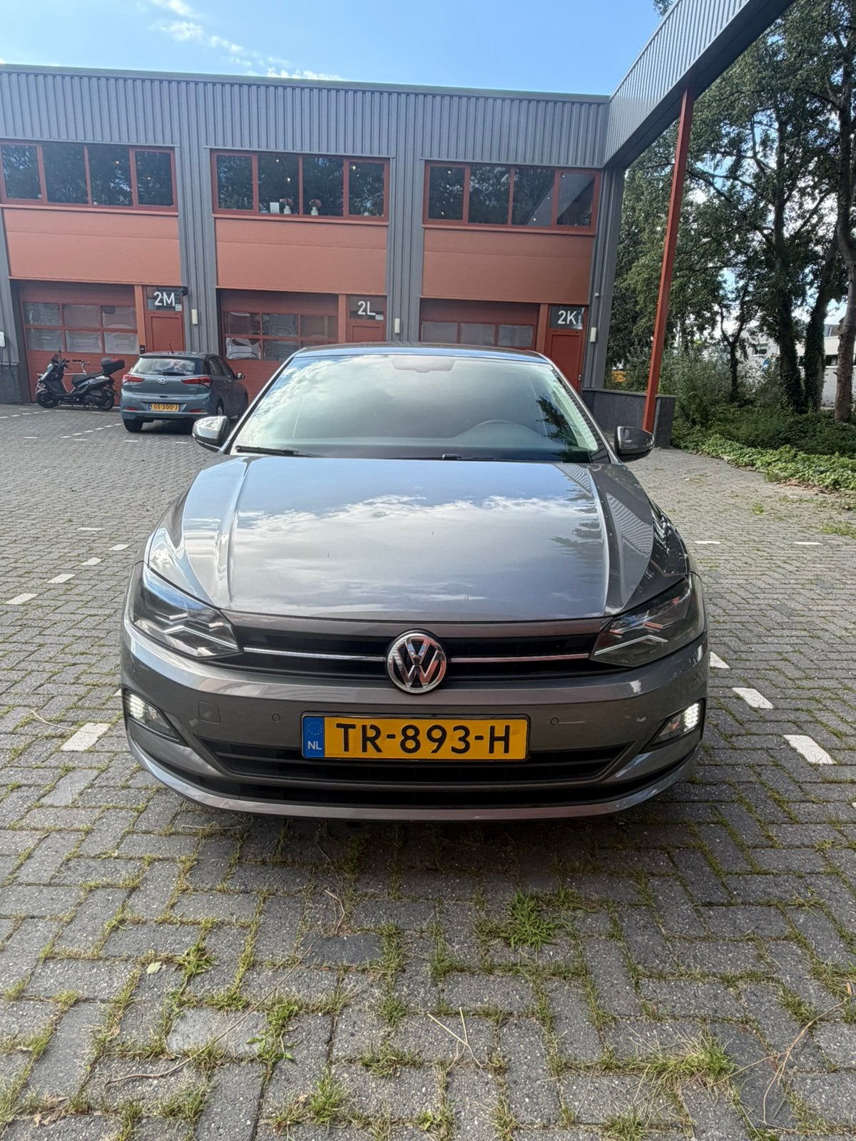 Volkswagen Polo 1.6 TDI 2018 grijs Virtual Cockpit | Stage 1, Auto's, Volkswagen, Voorwielaandrijving, 145 pk, 4 cilinders, Origineel Nederlands