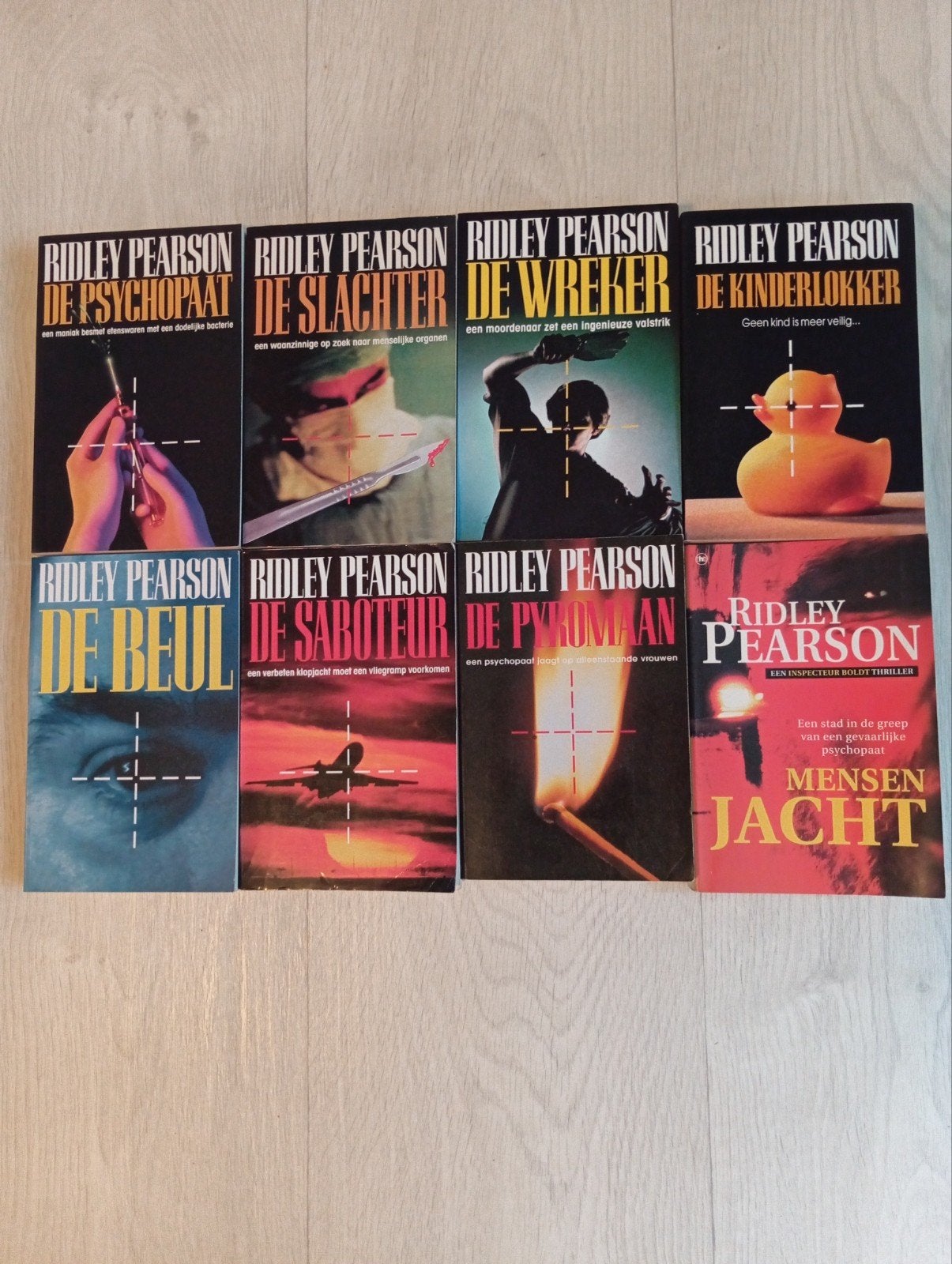 Ridley Pearson, 8 boeken, Ophalen, Zo goed als nieuw