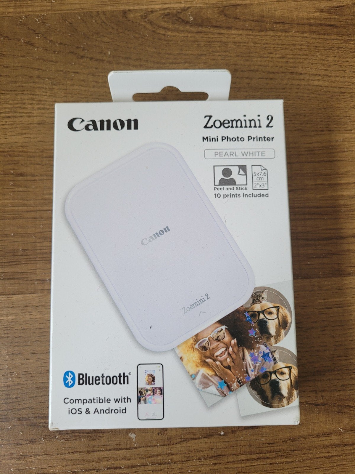Canon Zoemini 2 - mini photo printer - pearl white, Verzenden, Nieuw