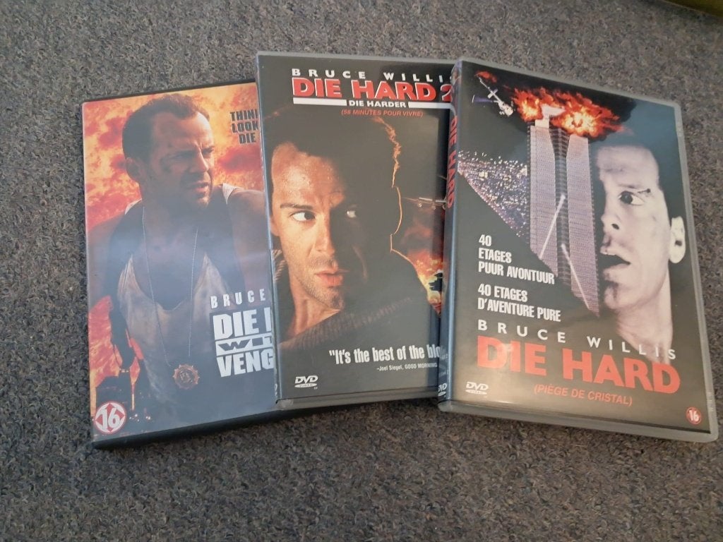7 Originele Aktie DVD's +2Boxen(Indiana Jones+Godfather), Ophalen, Engels, Nederlands, Actie
