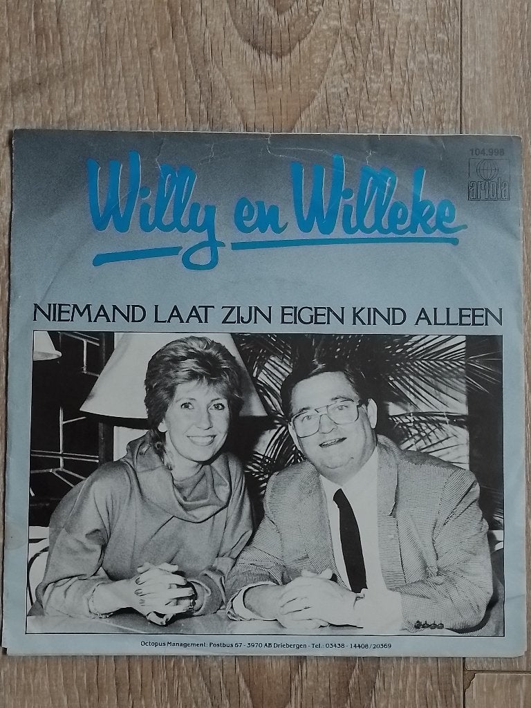 Willie & Willeke (Alberti)/Nederlandstalig/Piraat, Gebruikt, Fotohoes, 7 inch, Ophalen of Verzenden