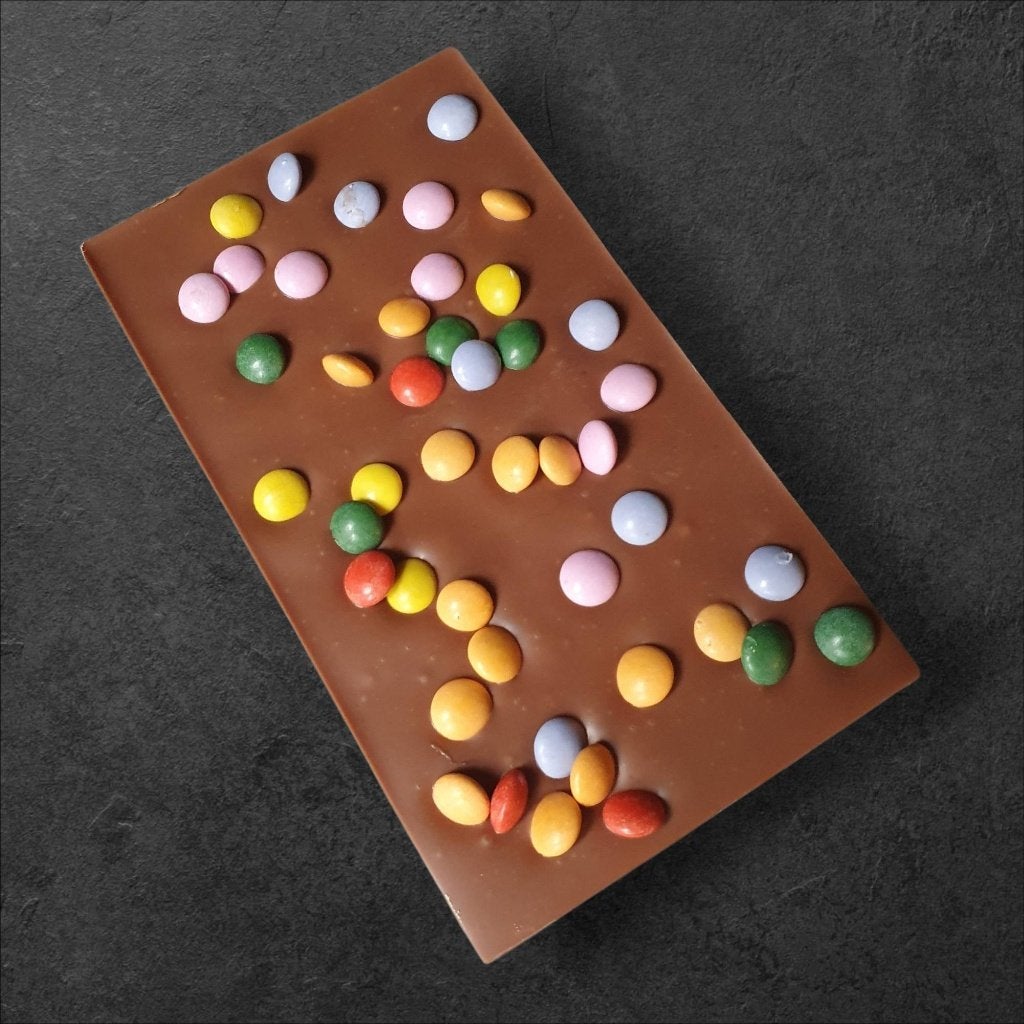 chocolade reep smarties (Melk of Wit), Ophalen of Verzenden