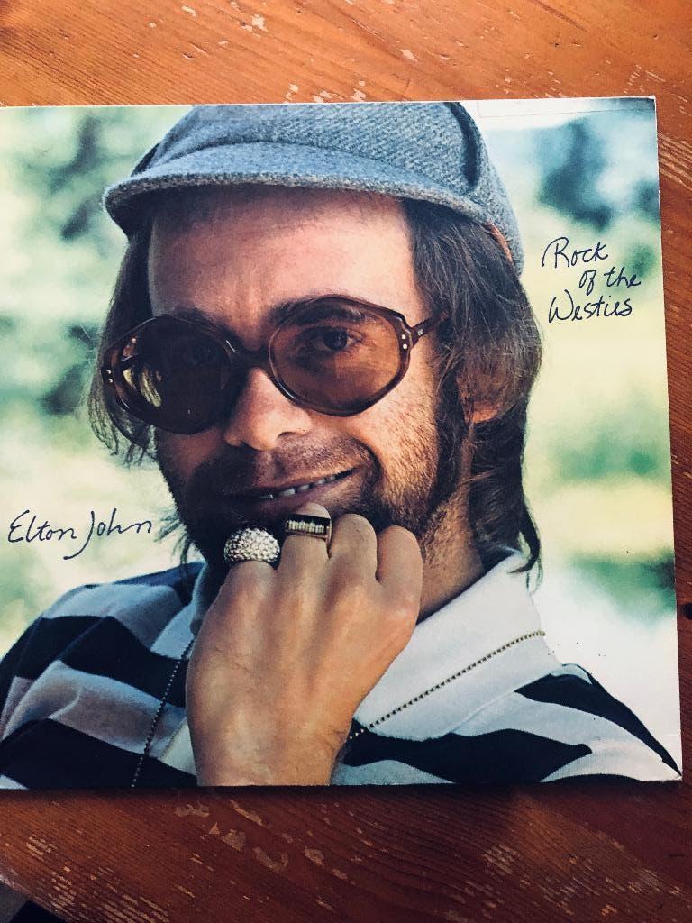 ELTON JOHN   ROCK OF THE WESTIES  1965, Ophalen of Verzenden, Zo goed als nieuw, 12 inch, Poprock
