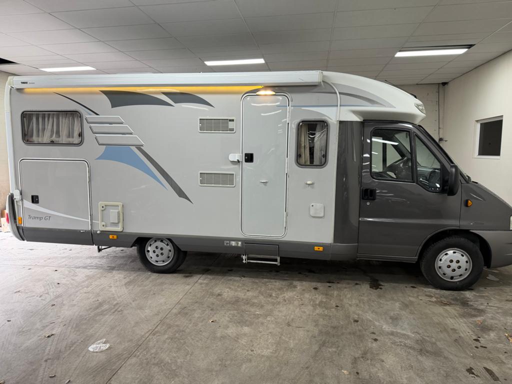 Hymer Tramp GT 664 Half-integraal camper met luifel, Caravans en Kamperen, Ringverwarming, Fiat, Luifel, Tot en met 3