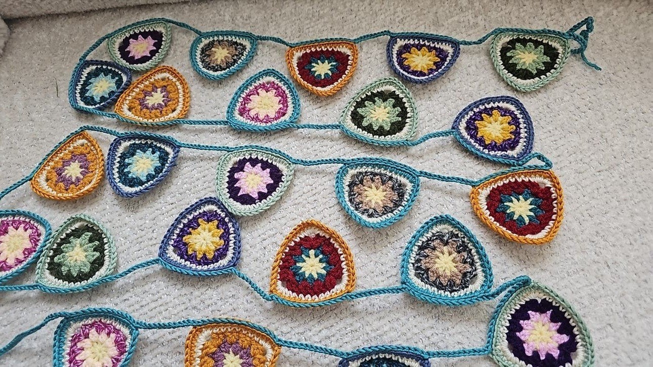 Handgemaakte duurzame gehaakte slinger  Retro/ Vintage stijl, Ophalen of Verzenden, Nieuw
