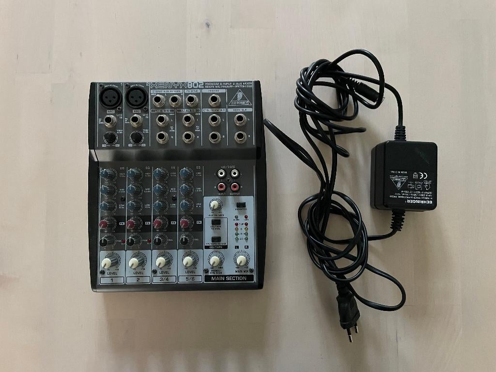 Behringer Xenix 802, Muziek en Instrumenten, Mengpanelen, Ophalen, Gebruikt, Minder dan 5 kanalen, Microfooningang