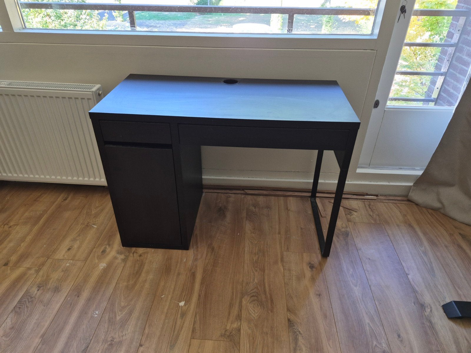 IKEA Malm bureau met lades en opbergruimte, Ophalen, Gebruikt, Spaanplaat of MDF, IKEA