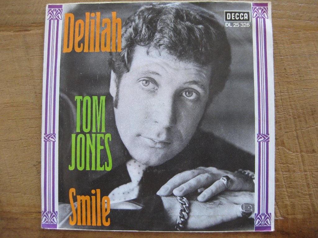 Vinyl single  Tom Jones   "Delilah", Ophalen of Verzenden, Gebruikt, Pop