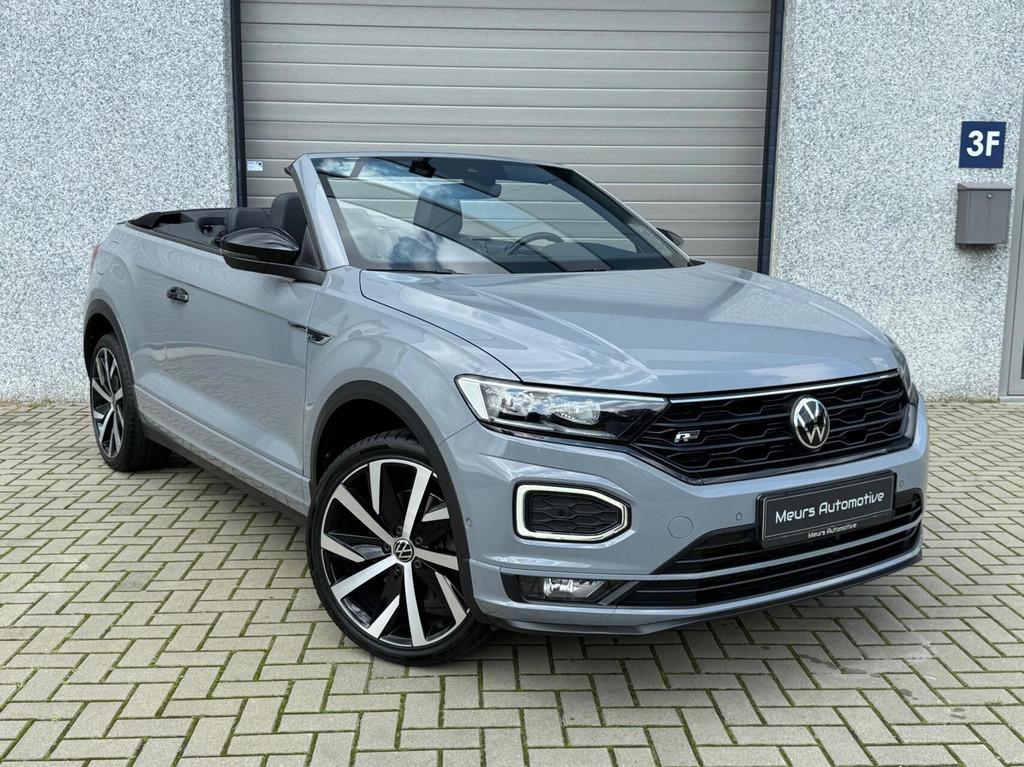 Volkswagen T-Roc Cabrio 1.5 TSI R-line 19 inch/Leder/Black P, Auto's, Volkswagen, 15 km/l, Zwart, 4 cilinders, Bedrijf