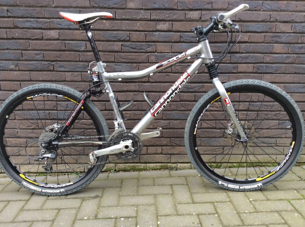 Cannondale Scalpel mountainbike - medium - aluminium fully, Gebruikt, Fully, 49 tot 53 cm, Schijfrem
