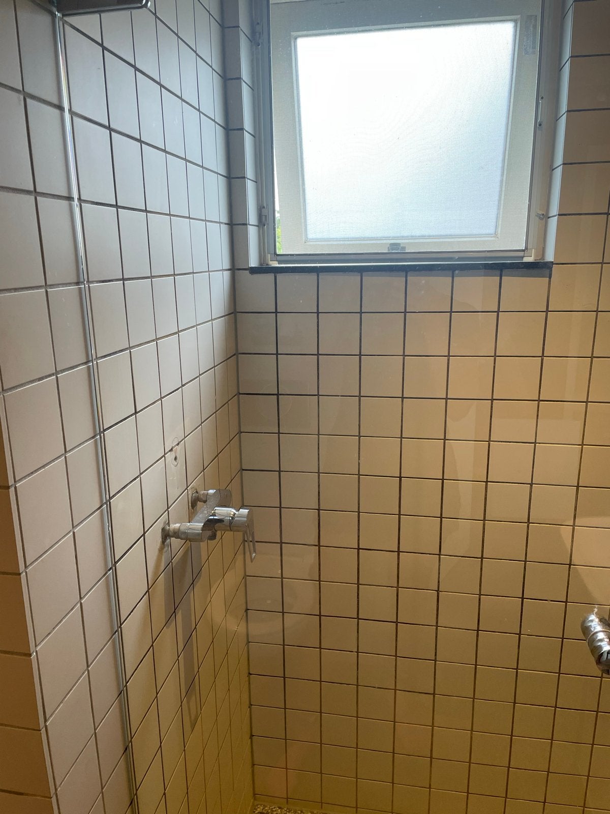 Douchedeur badkamer - twee delen, Ophalen, Gebruikt, Glas, Douche