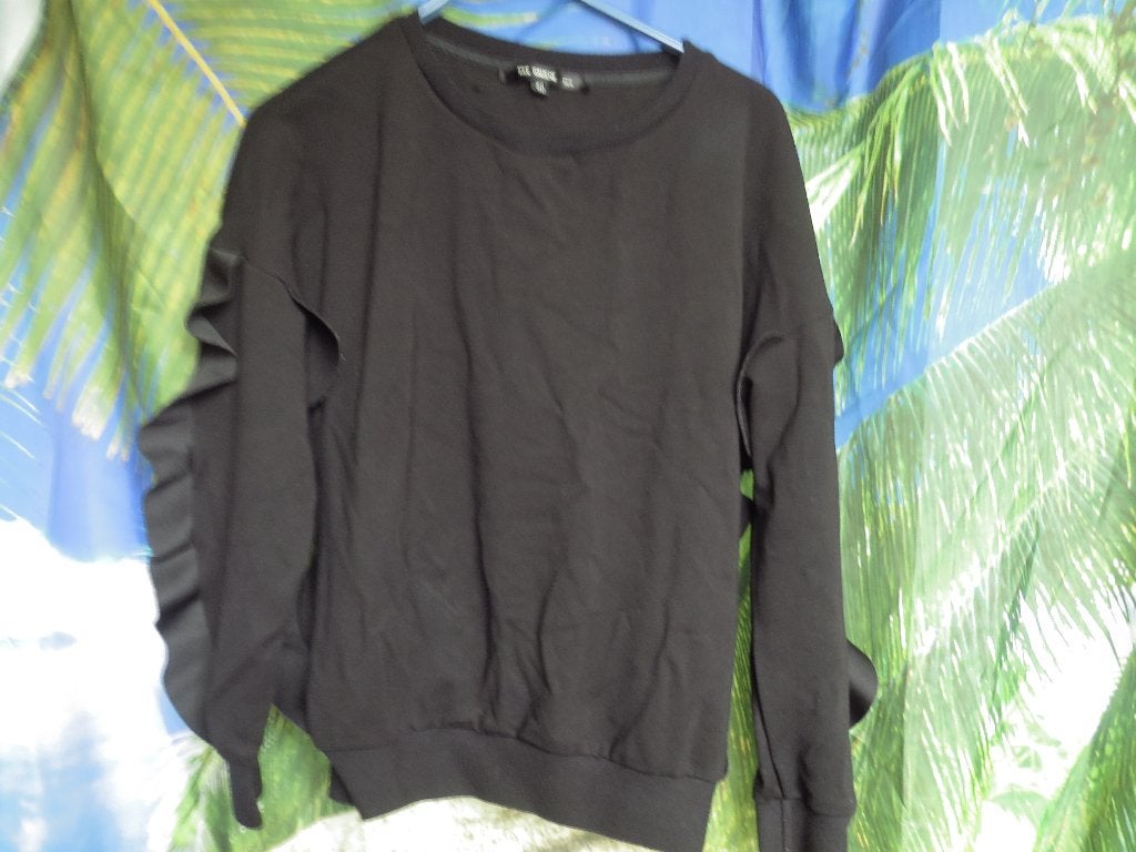 zwarte strerch tuniek / blouson mt 40 van Rive Gauche Paris, Maat 38/40 (M), Zwart, Ophalen of Verzenden, Rive Gauche Paris