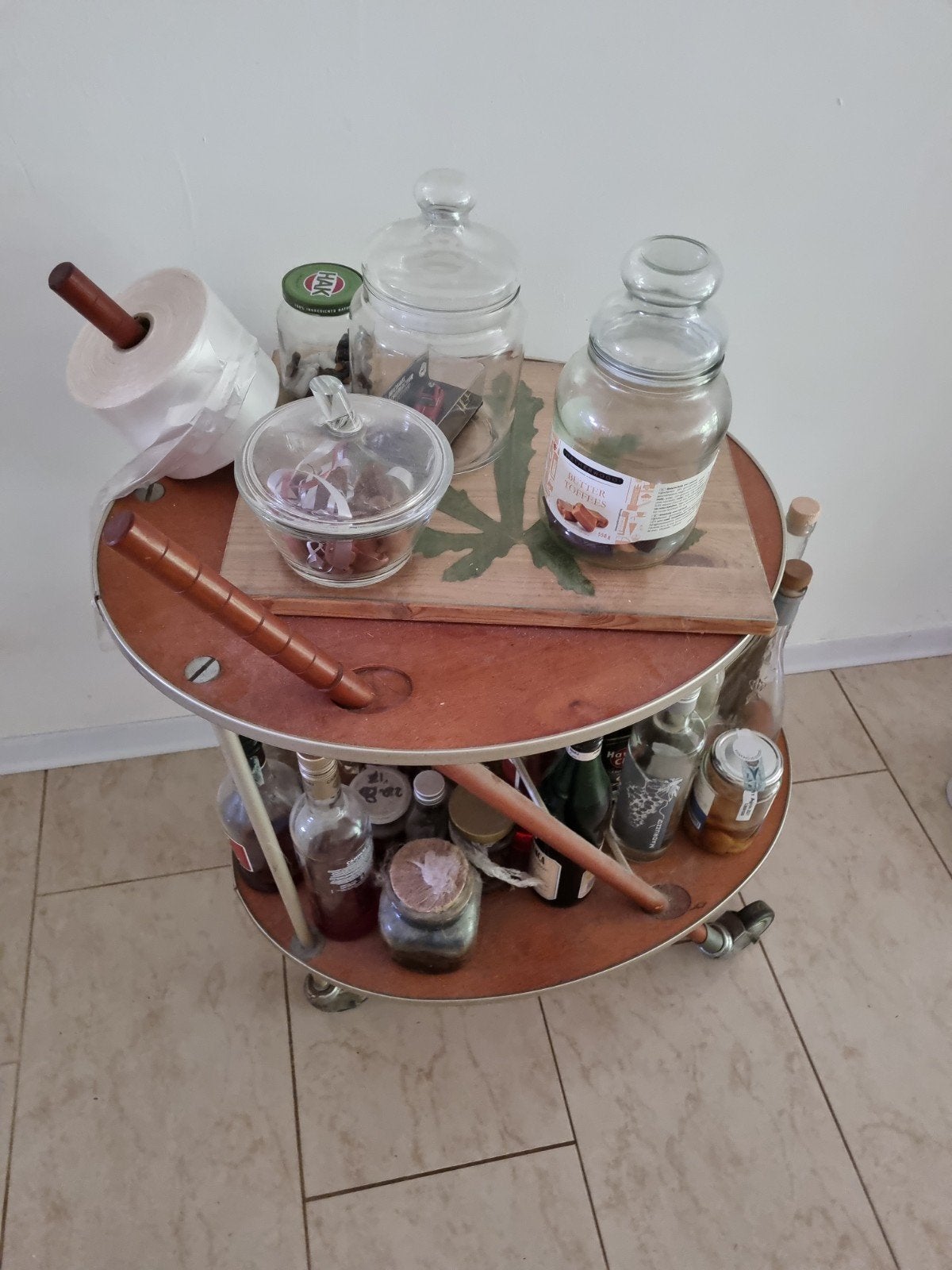 Martini verrijdbaar karretje / drank trolley, Ophalen
