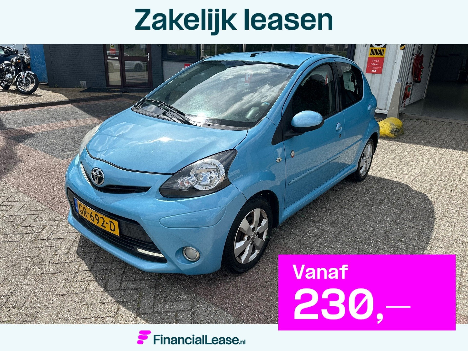 Toyota Aygo 1.0 VVT-i Dynamic Blue, Euro 5, Gebruikt, 68 pk, Bedrijf
