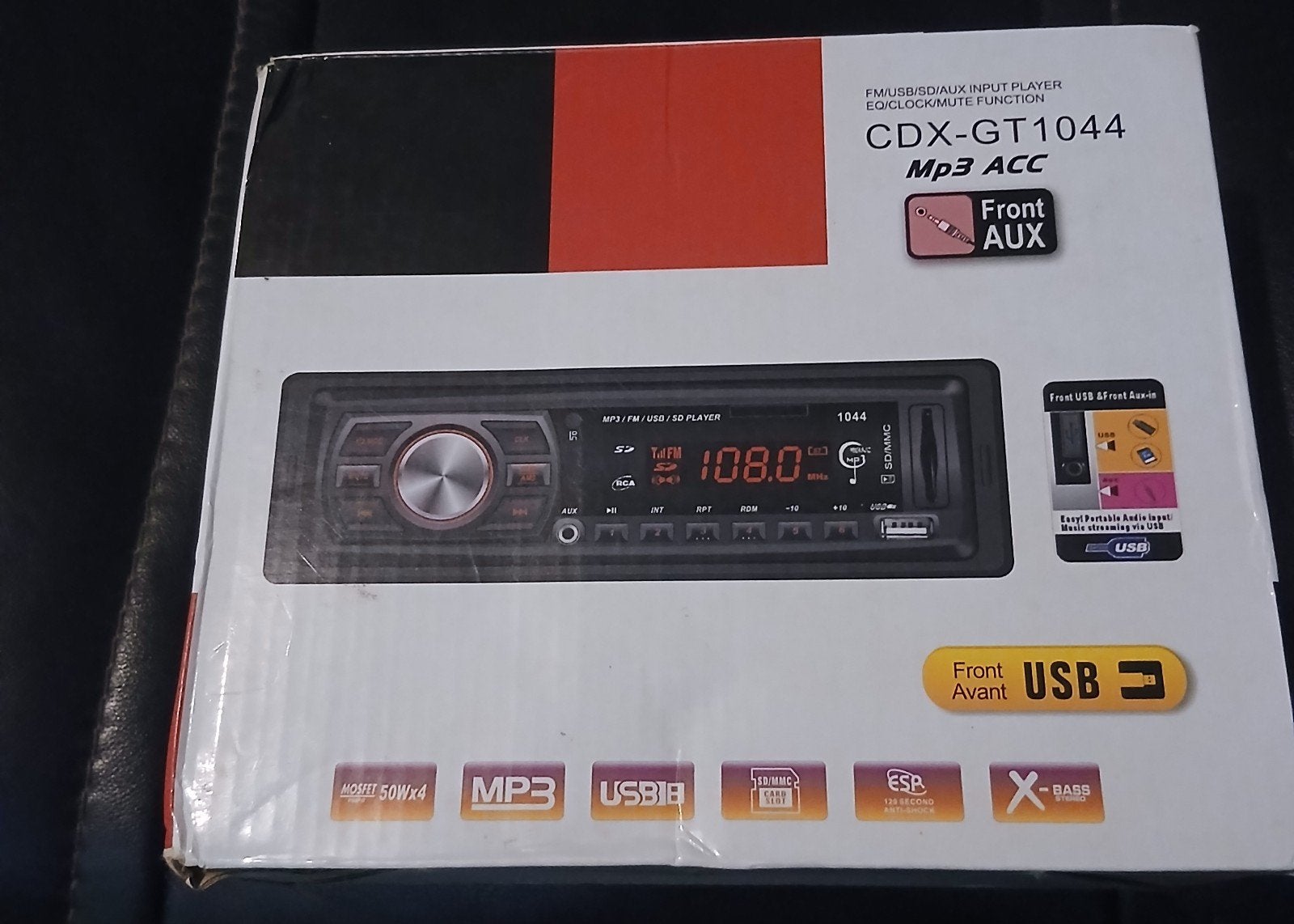 CDX-GT1044 Autoradio MP3 USB AUX Speler, Auto diversen, Autoradio's, Ophalen