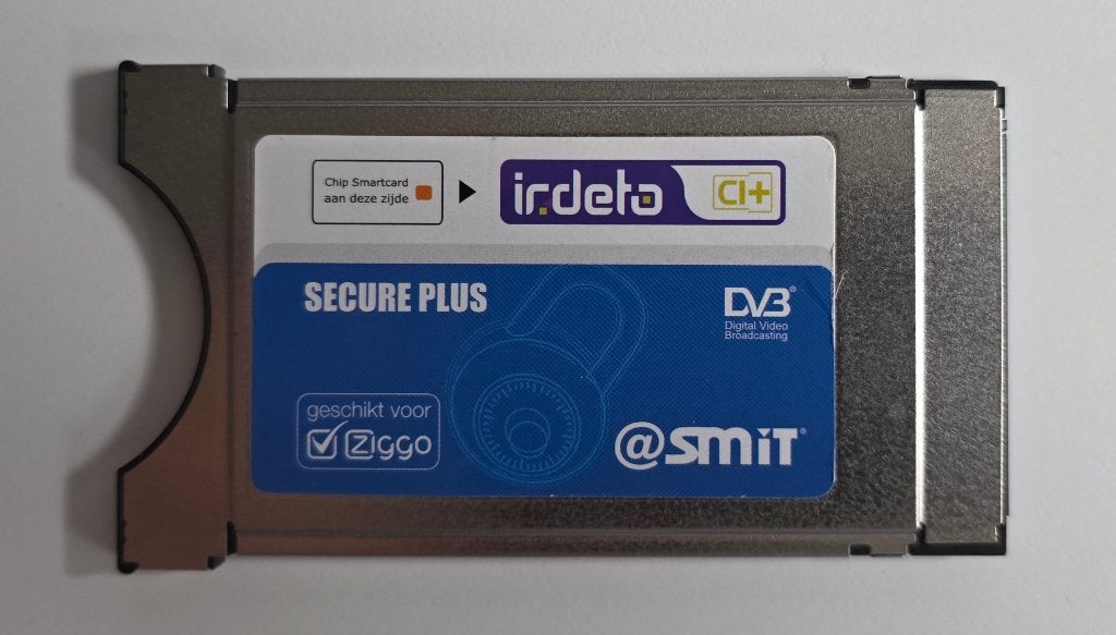 Irdeto CI+ Module Ziggo Geschikt - Secure Plus, Ophalen of Verzenden, Zo goed als nieuw, Decoder