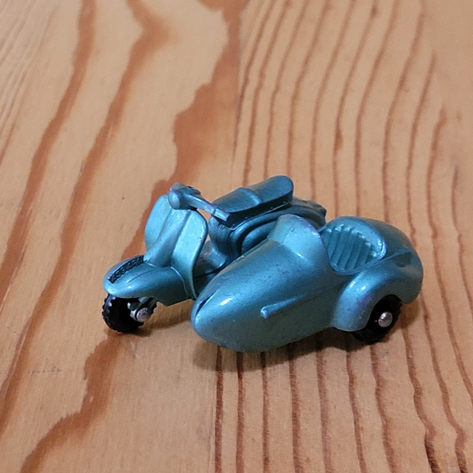 Vintage Lesney Matchbox Lambretta TV 175 met zijspan, Hobby en Vrije tijd, Overige merken, Gebruikt, 1:50 of kleiner, Auto