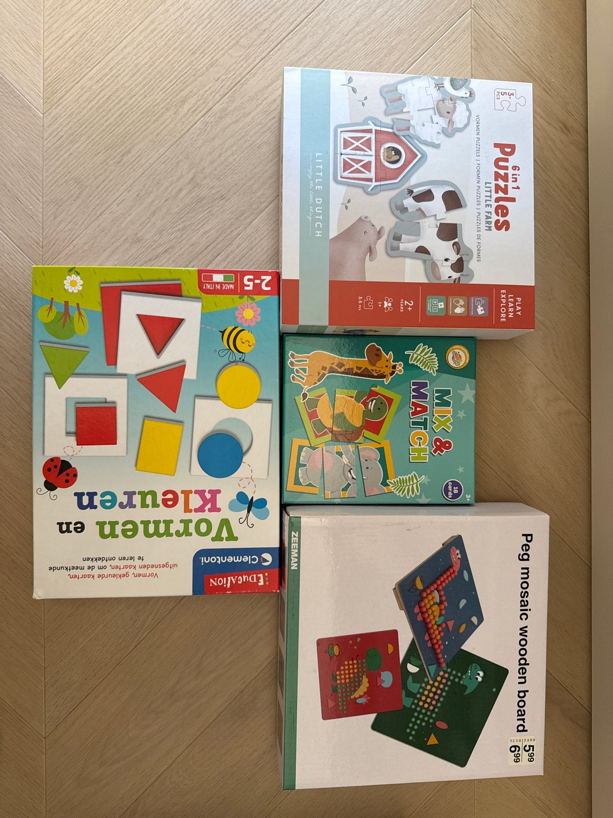 Diverse Educatieve Spellen: Puzzels, Vormen & Mozaïek, Ophalen, Gebruikt, Overige typen